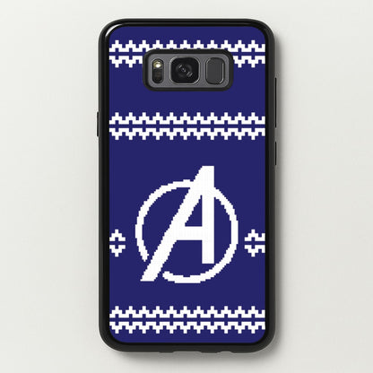 Superhero Team Blue Christmas Jumper  Galaxy S8 Case