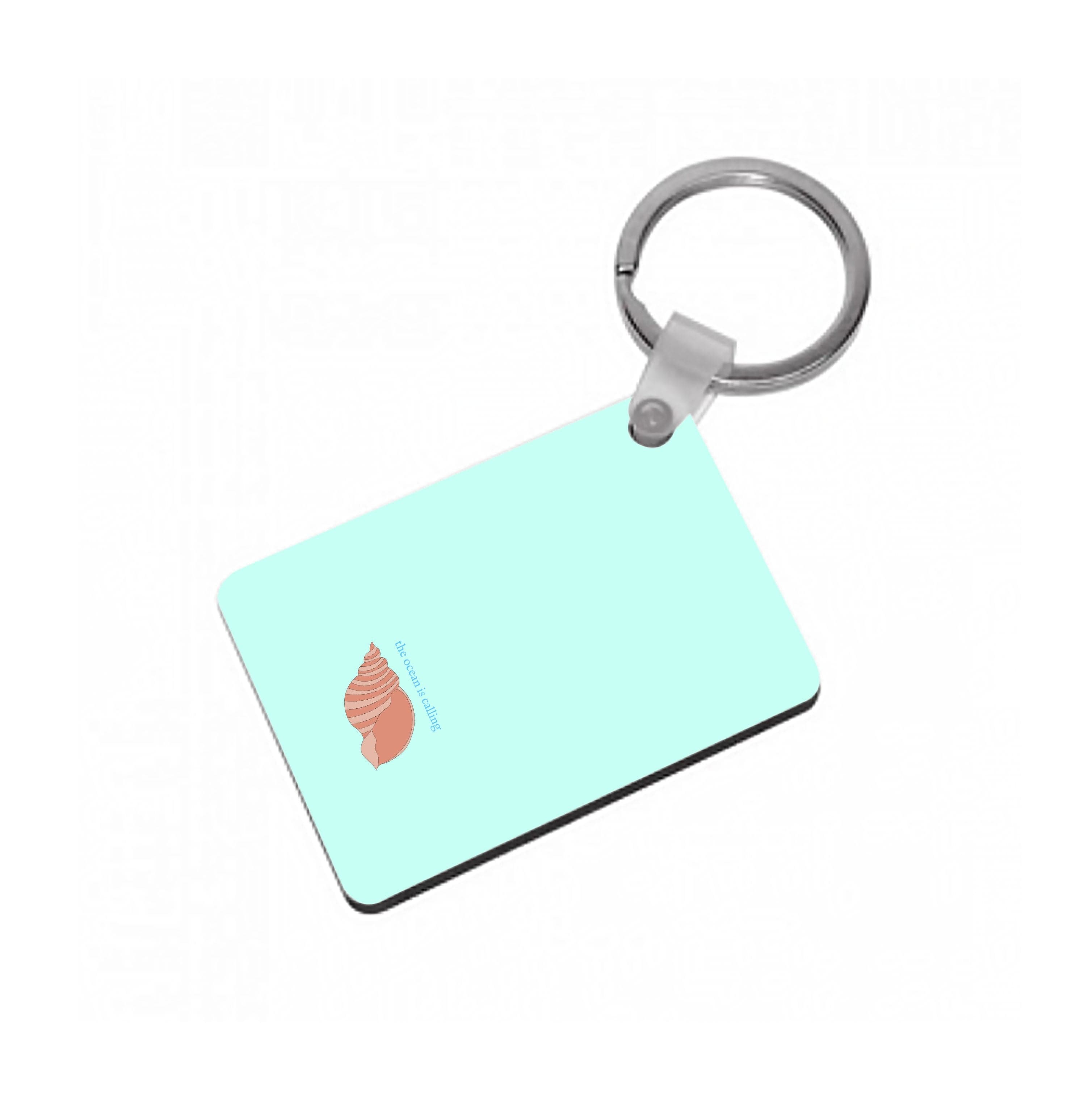 The Ocean Is Calling - Seashells Keyring