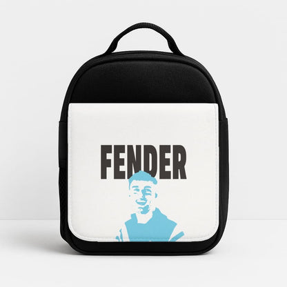 Fender Silhouette Blue Insulated Lunch Bag