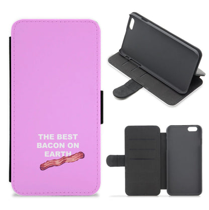 The Best Bacon On Earth Flip / Wallet Phone Case