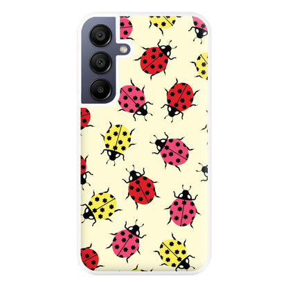  Ladybugs With Flower Spots Pattern Galaxy A16 Case