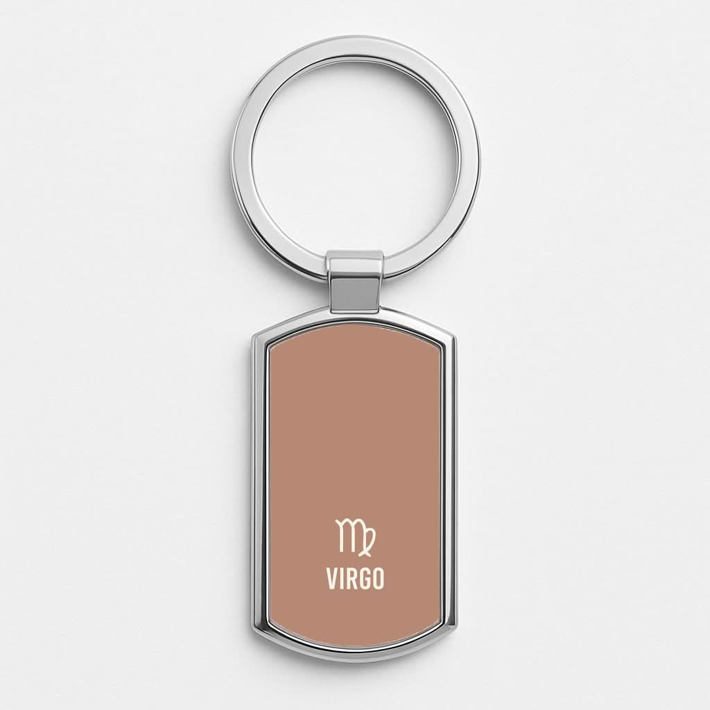 Virgo Pastel Zodiac Luxury Keyring