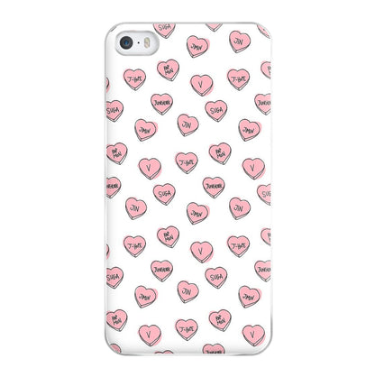 K-Pop Band Hearts Phone Case