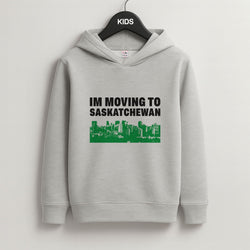 I'm Moving To Grey Kids Hoodie