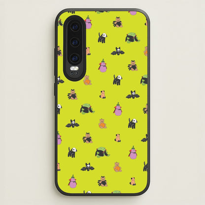 Halloween Plushies Pattern III - Halloween Huawei P30 Case