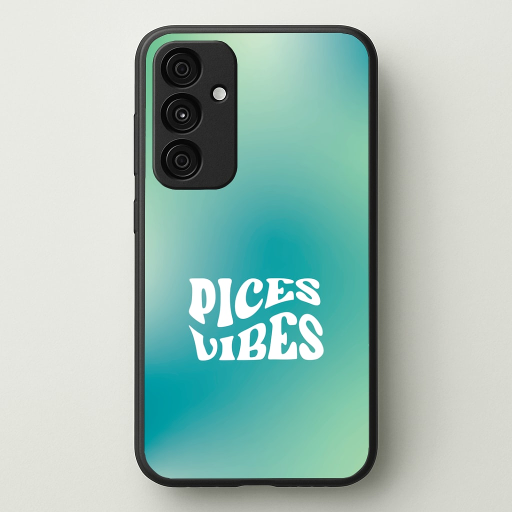 Pices Vibes Gradient Zodiac Galaxy A55 Case