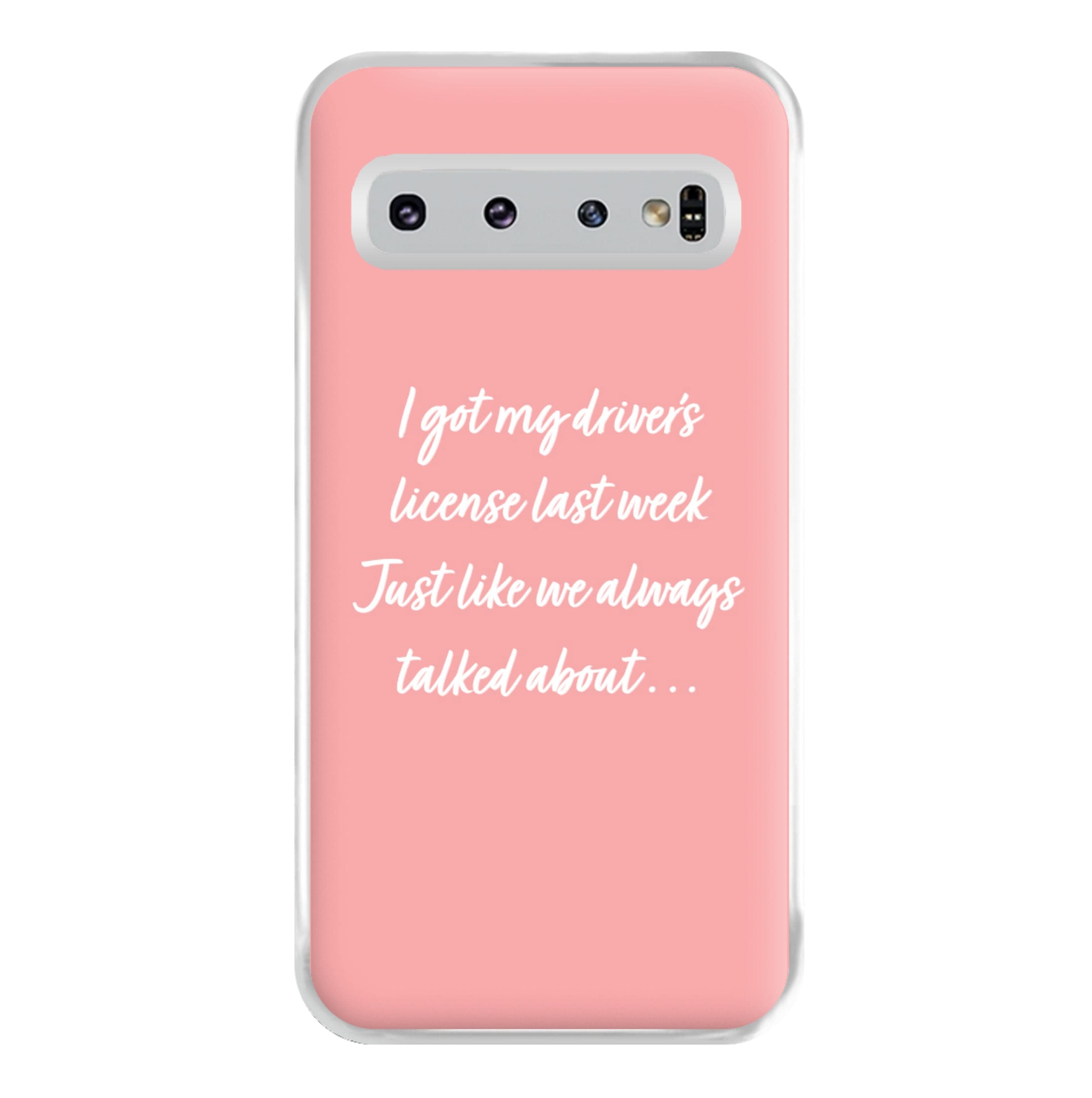 Drivers License Lyrics - Olivia TikTok Phone Case