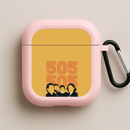 505 Band Members Light Pink AirPods Case