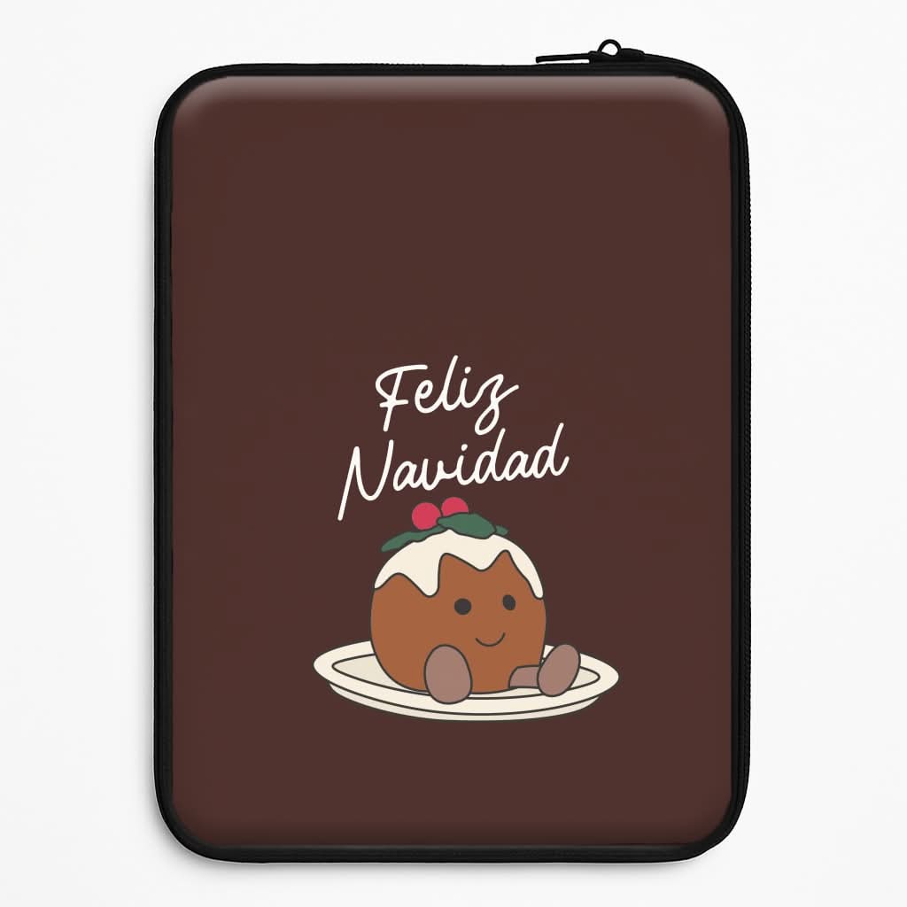 Christmas Pudding Plush Laptop Sleeve