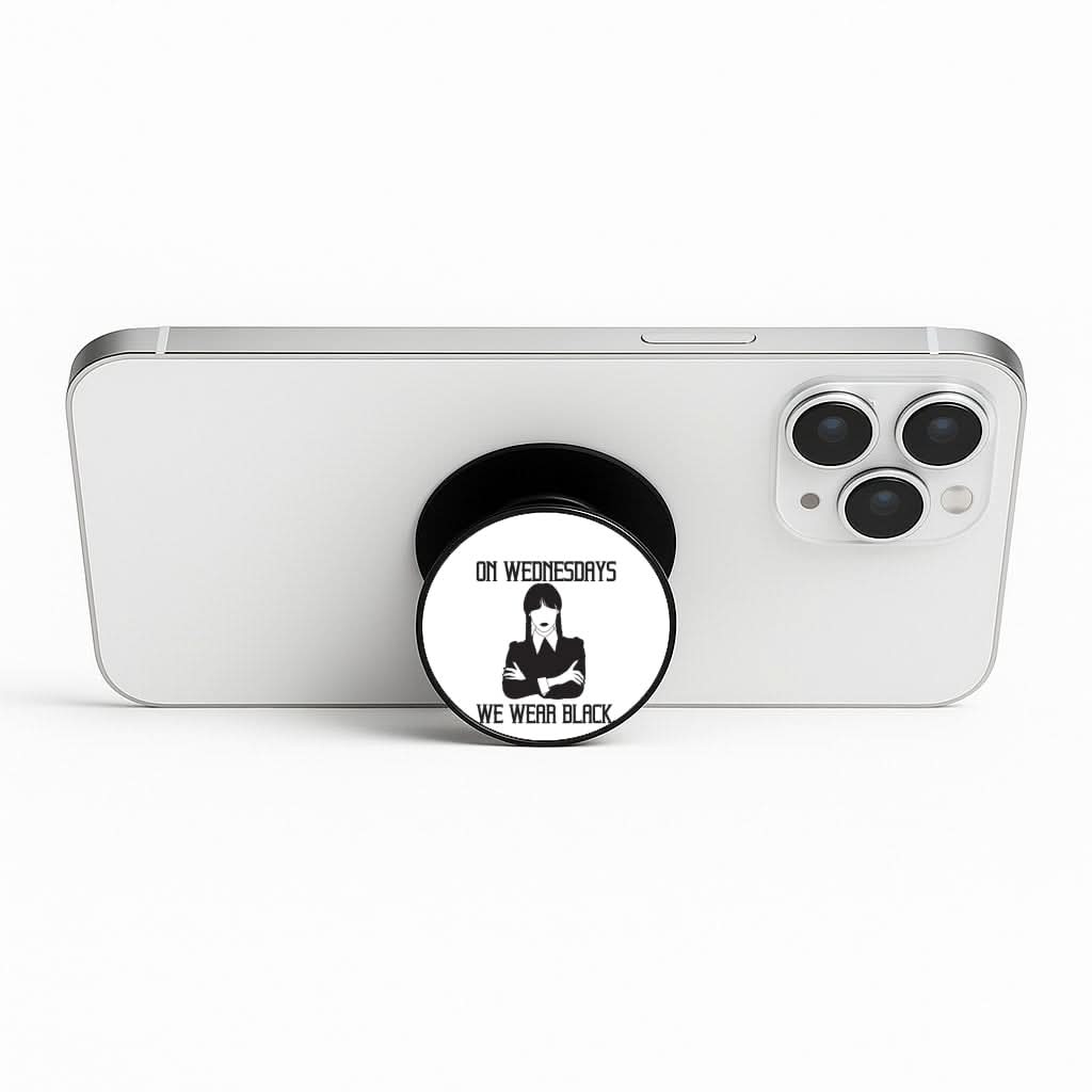 On Wednesdays We Wear Black Phone Stand