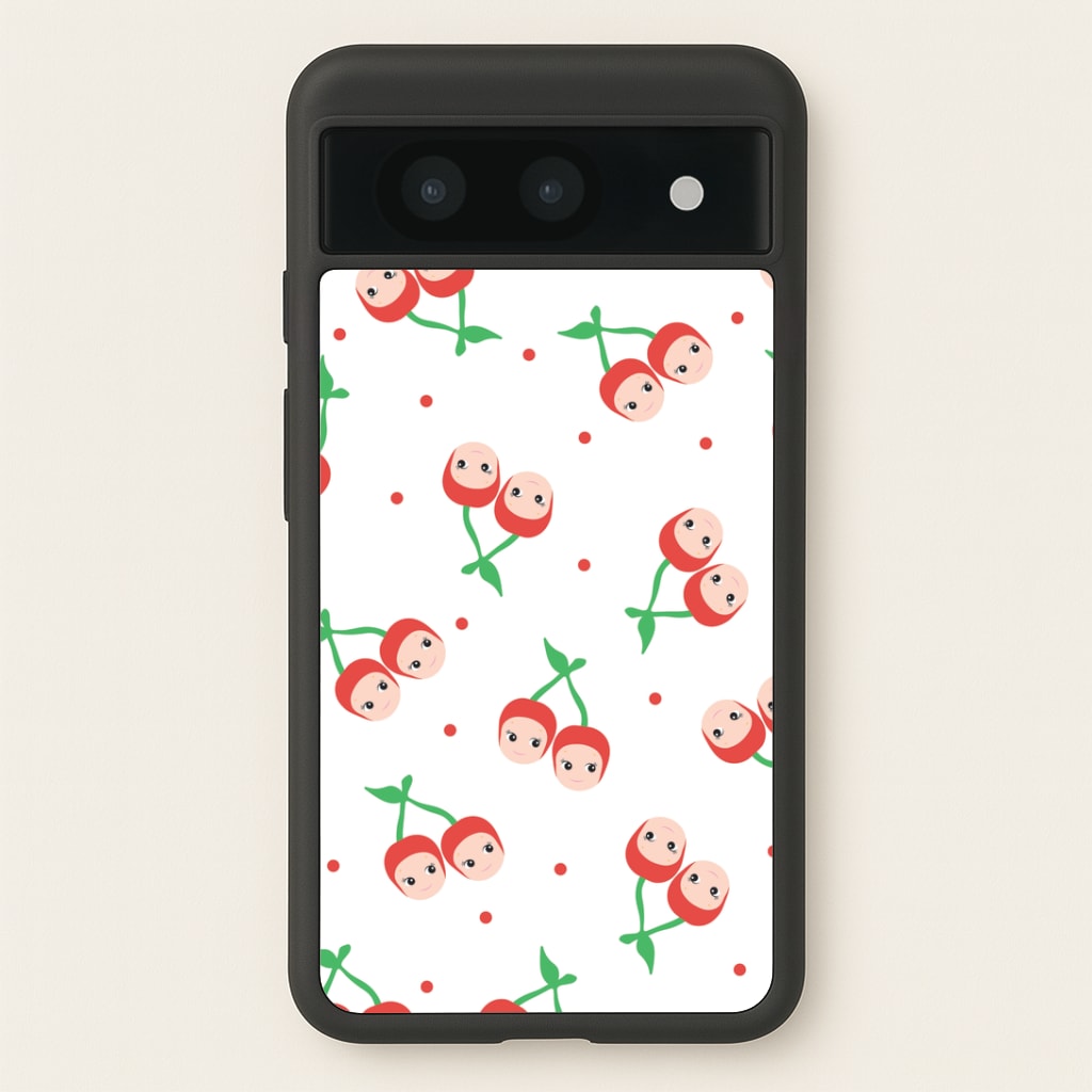 Cherry Angels Pattern Google Pixel 8a Case