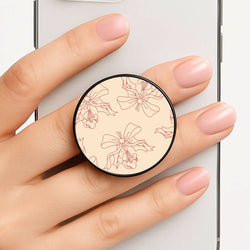 Cartoon Mouse Holly Pattern Phone Grip