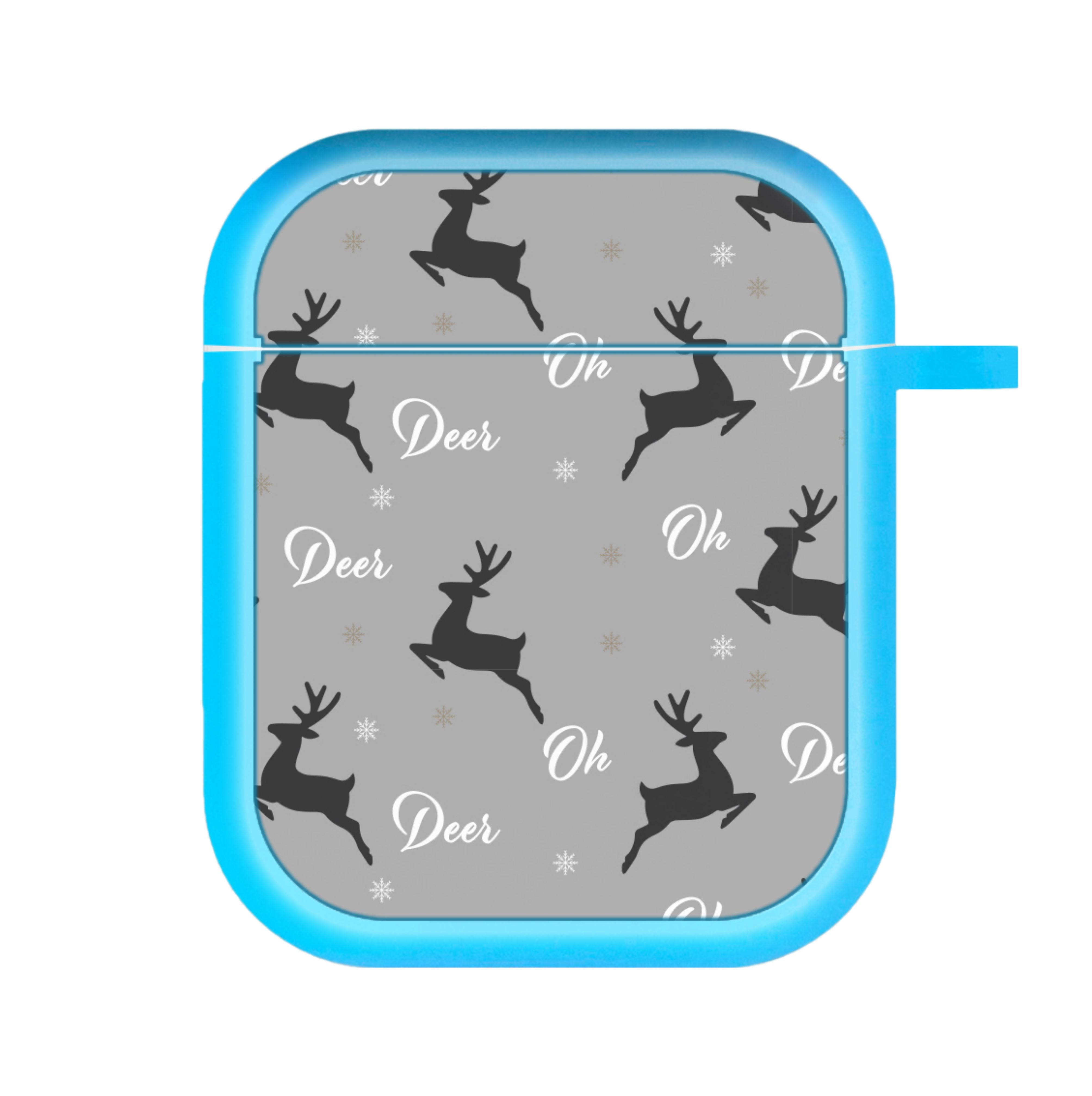 Oh Deer Christmas Pattern AirPods Case