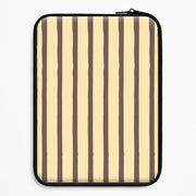 Vanilla & Chocolate Stripes Laptop Sleeve 1