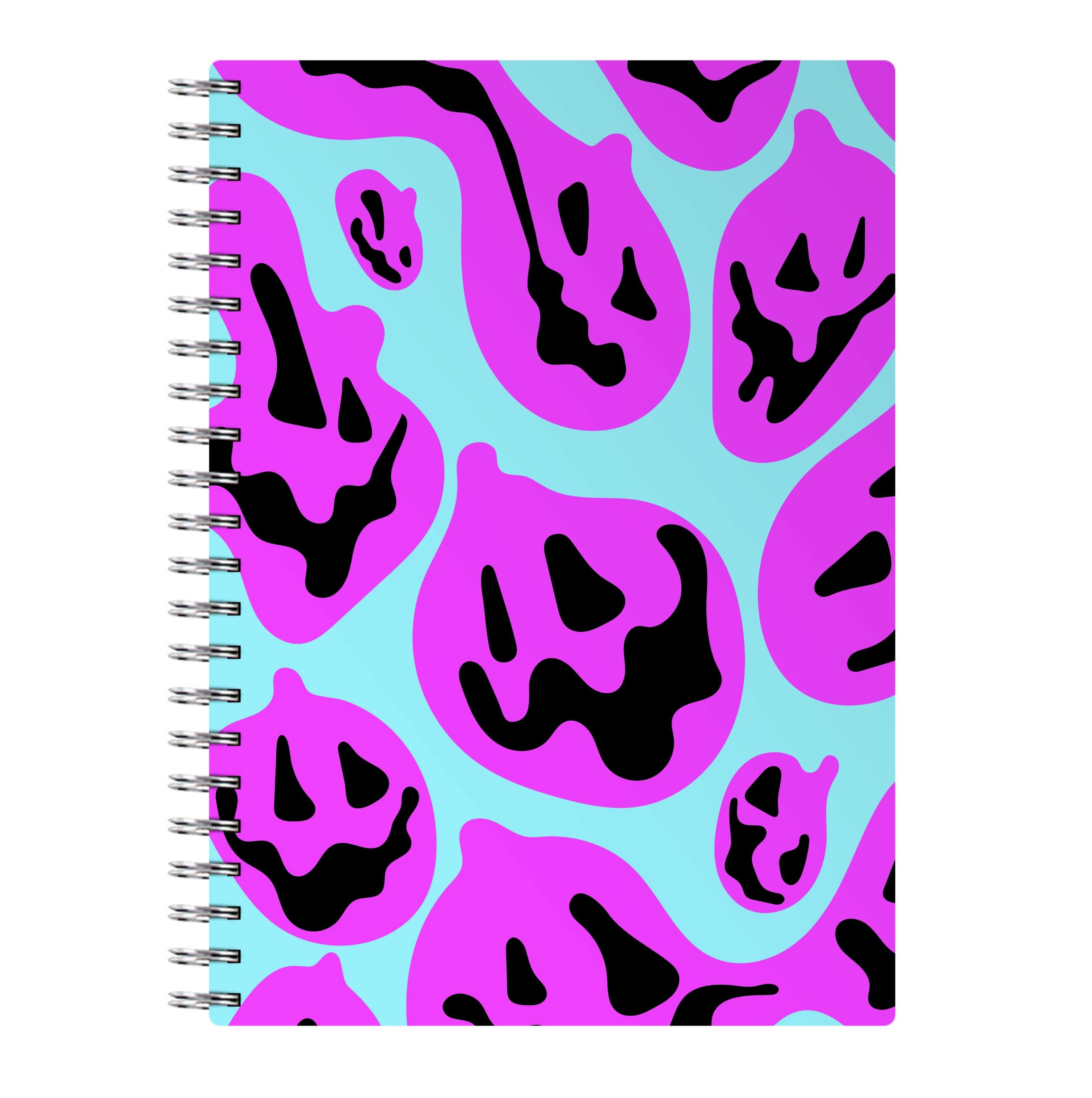 Pumpkin Blue Pattern Notebook