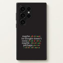 Green Creature Quote Galaxy S24 Ultra Case