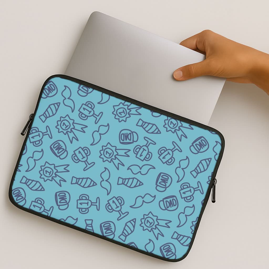 Dad Doodles Pattern MacBook Cover