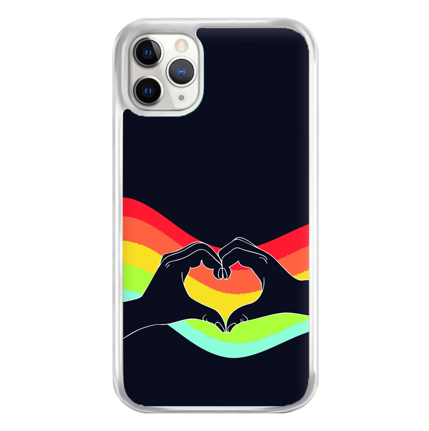 Rainbow Heart Phone Case