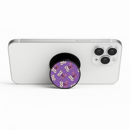 Cherry Skulls Pattern Phone Stand