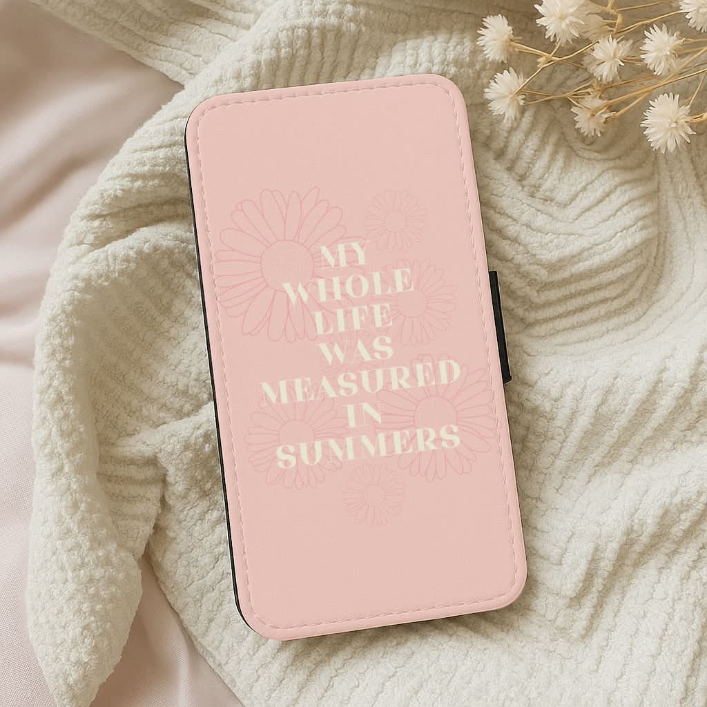 Dasies Quote Leather Phone Case