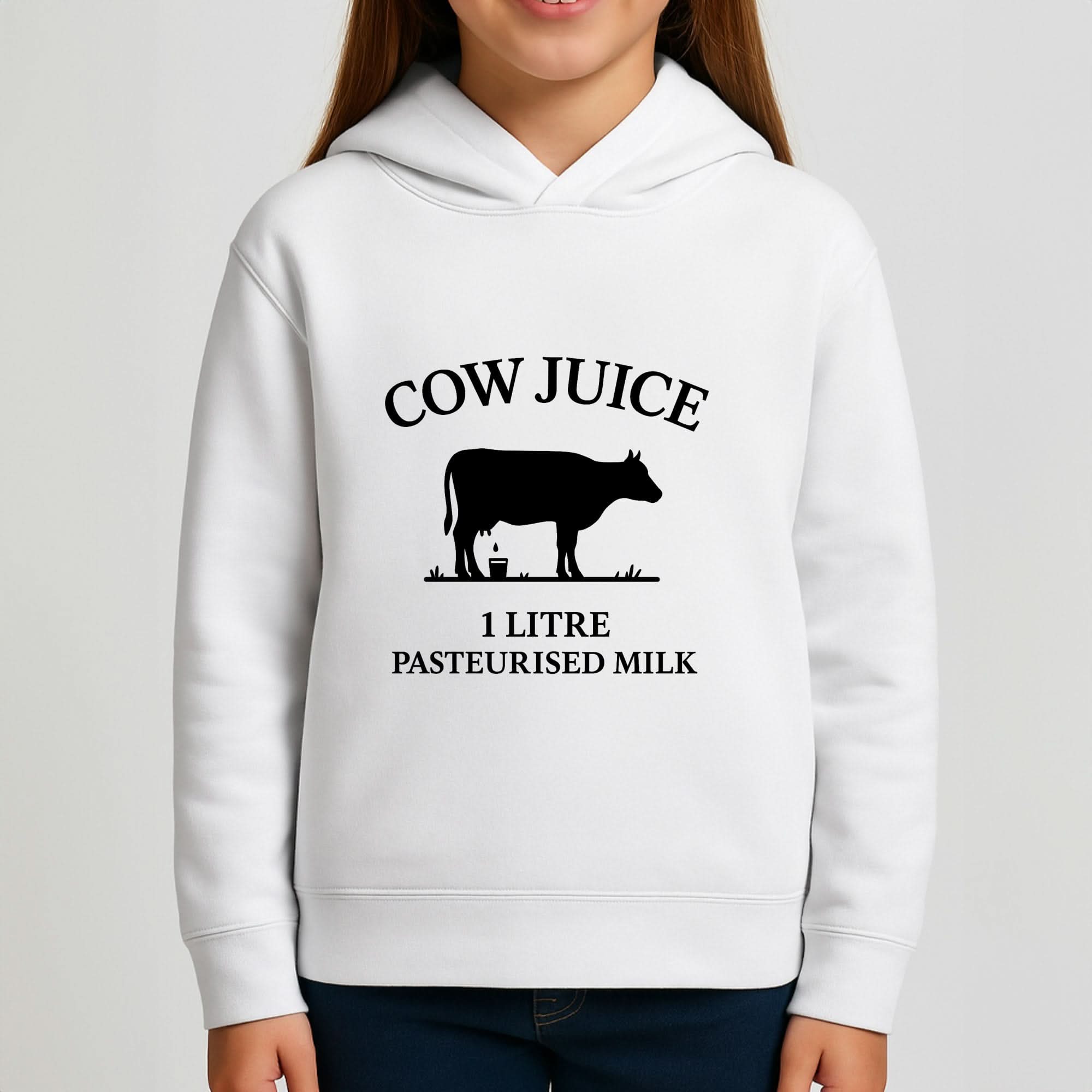 Cow Juice Girls Hoodie