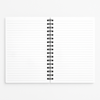 Neutral Tiger Print  Lined Notepad