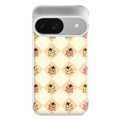 Argyle Ladybugs Pattern Google Pixel 9 / 9 Pro Case