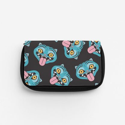 Demon Cat Pattern Pencil Case