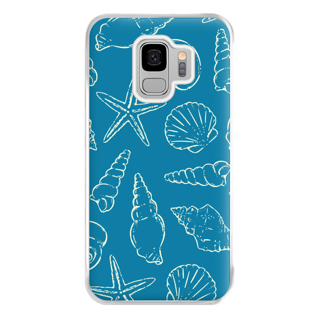 Sketched Shells Pattern Galaxy S9 Plus Case