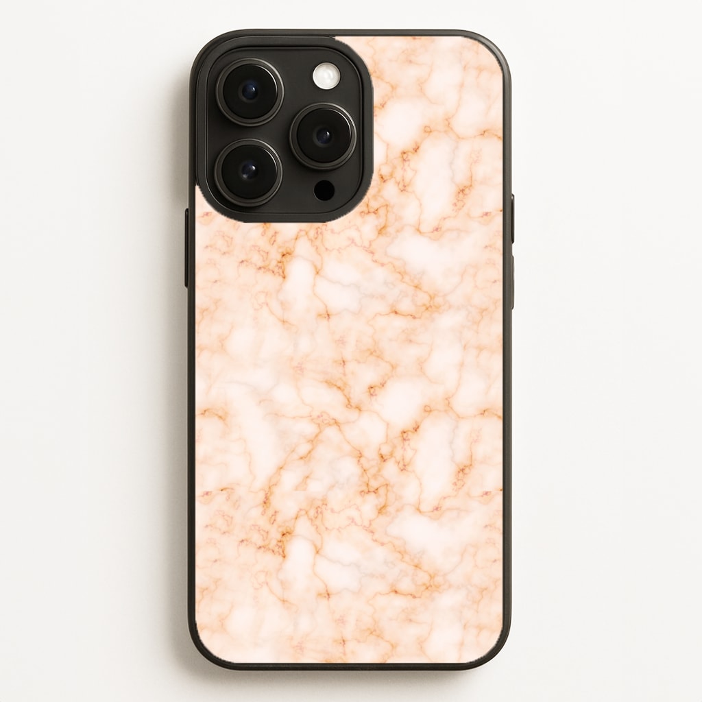 Rose Gold Marble Phone Case for iPhone, Samsung Galaxy and Google Pixel