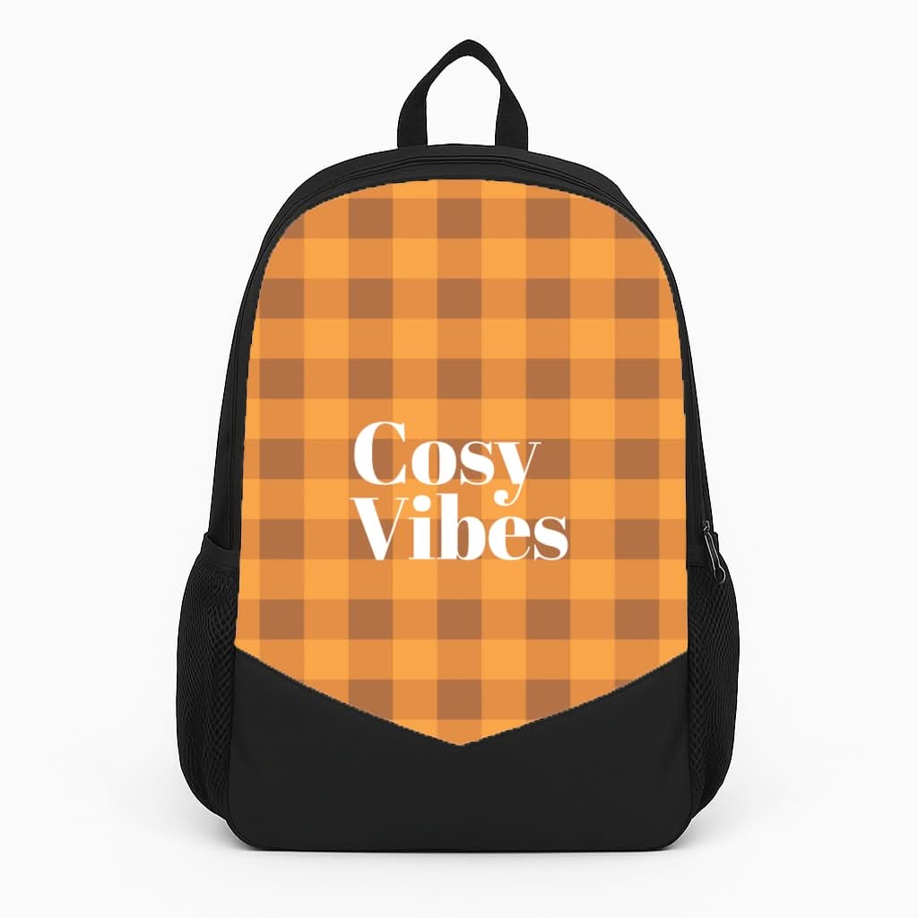 Checkered Cosy Vibes Backpack