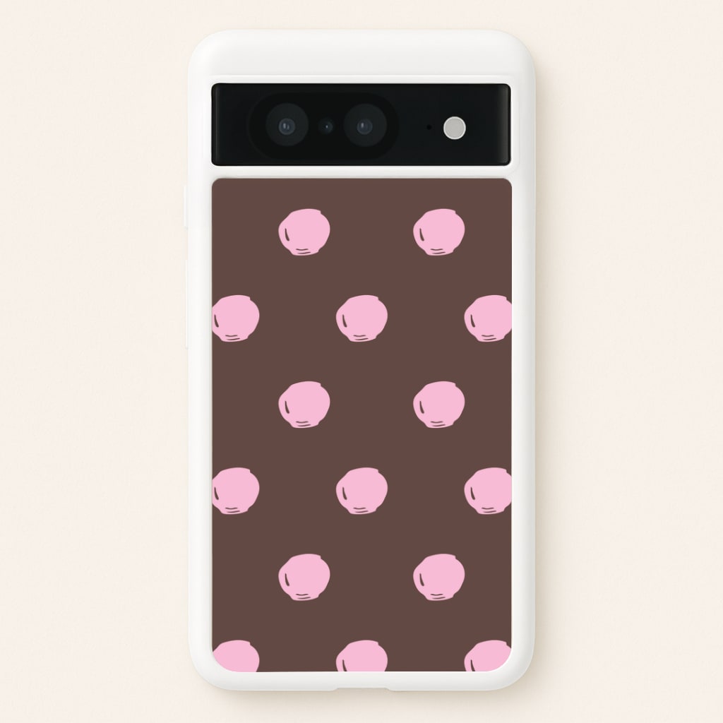 Chocolate & Strawberry Buttons Google Pixel 8 Case