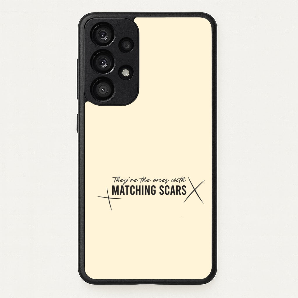 Matching Scars Galaxy A53 Case