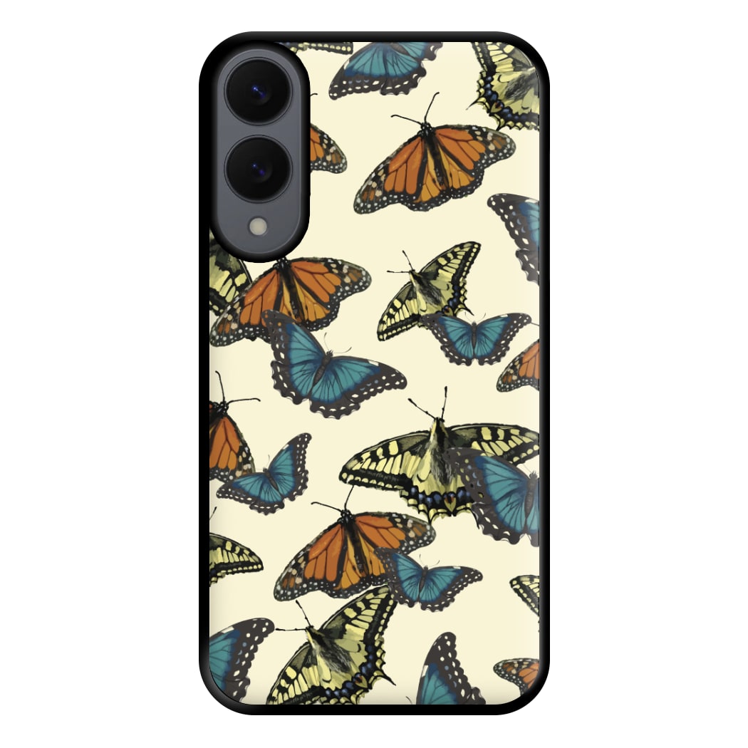 Butterfly Assortment Pattern Galaxy S25 Edge Case