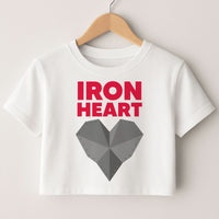 Metal Heart Crop top