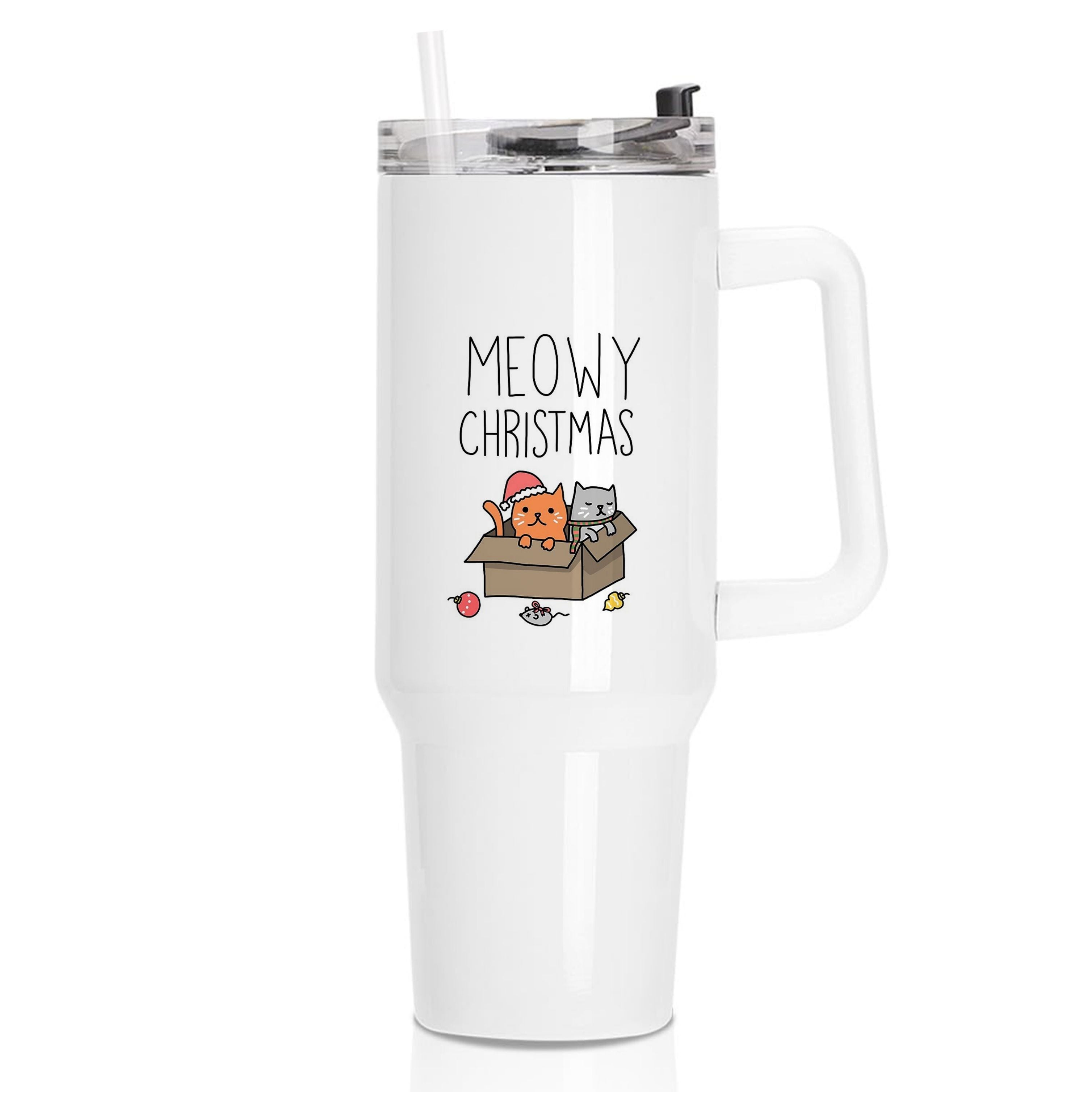 Meowy Christmas Tumbler