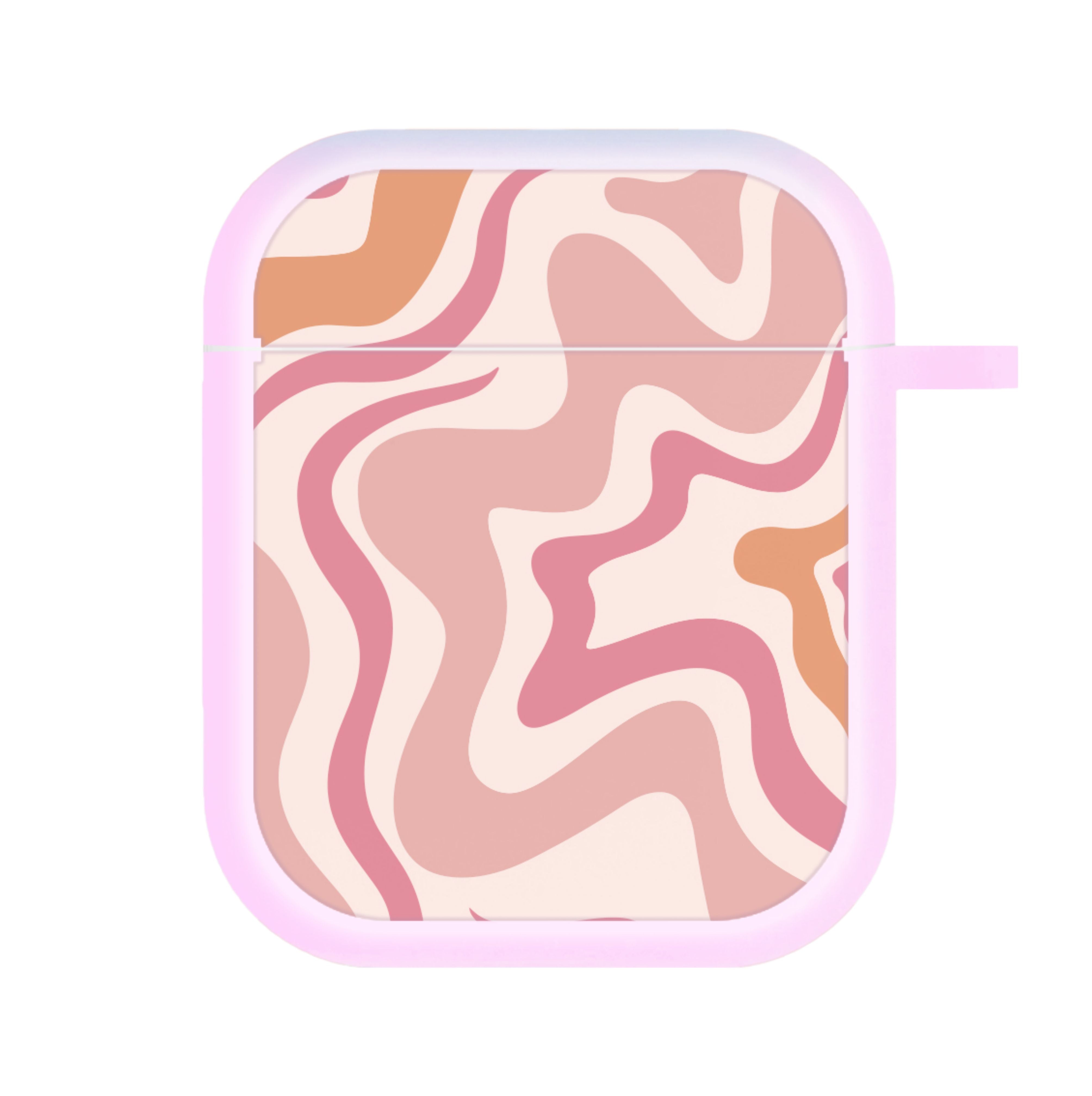 Pink Waves AirPods Case