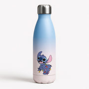 Cute Blue Alien Fairylights Water Bottle 2