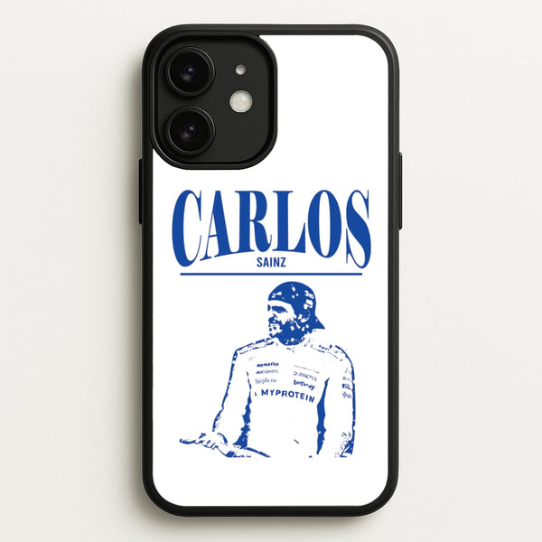 Carlos White And Blue iPhone 11 Case