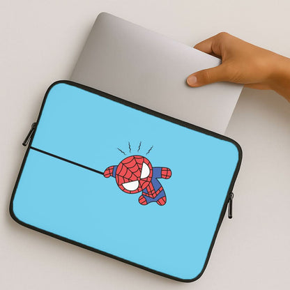 Blue Hanging Spider Hero MacBook Cover