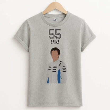 Sainz 2026 Unisex Grey T-Shirt