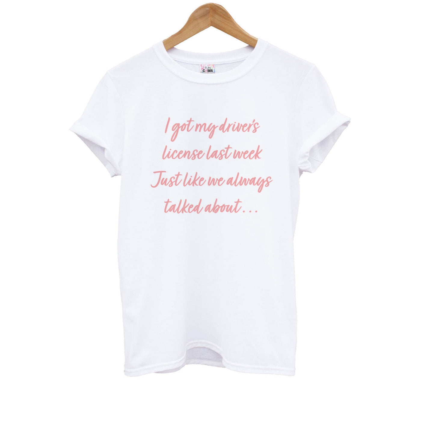 Drivers License Lyrics - Olivia TikTok Kids T-Shirt