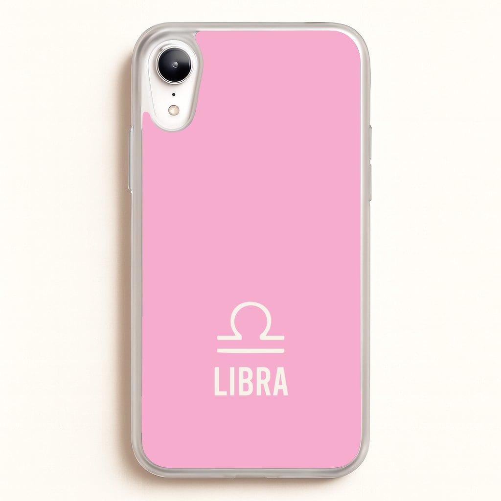 Libra Pastel Zodiac iPhone XR Case
