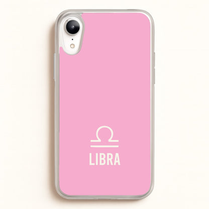 Libra Pastel Zodiac iPhone XR Case