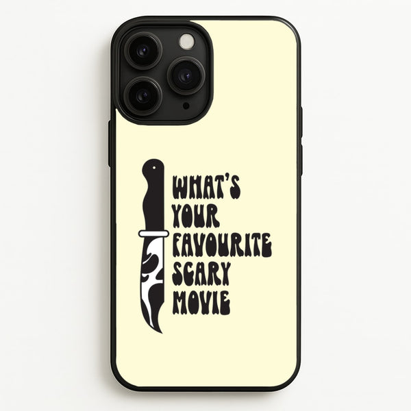 What's Your Favourite Scary Movie Trippy iPhone 11 Pro Max Case