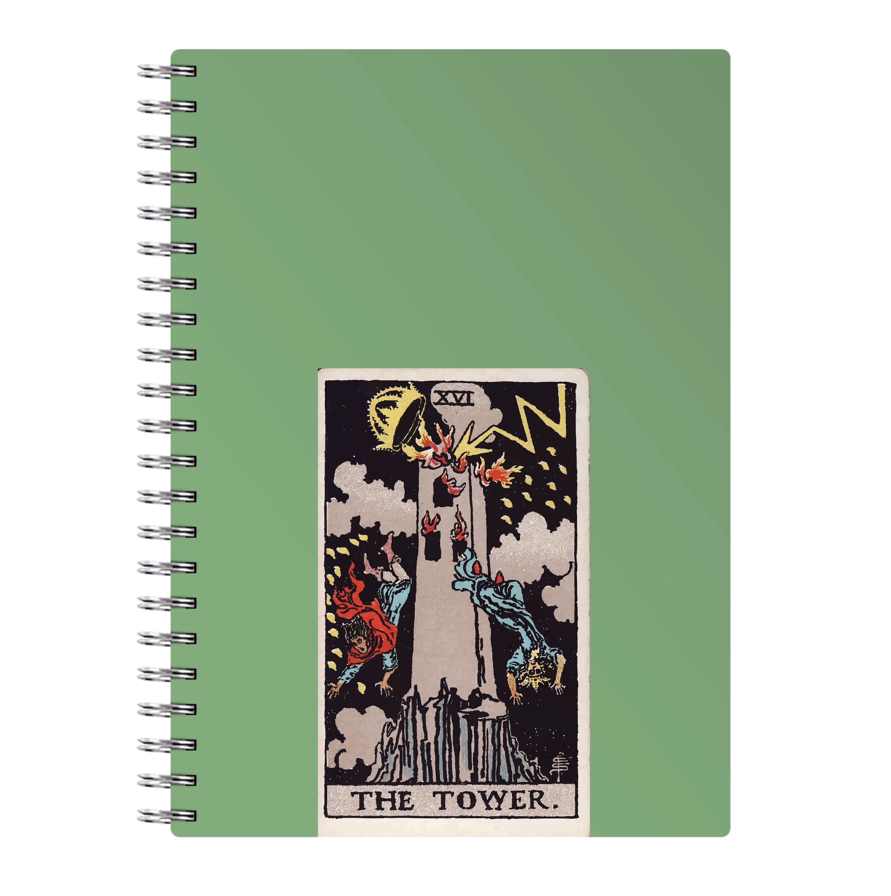 Tarot Card XVI Notebook