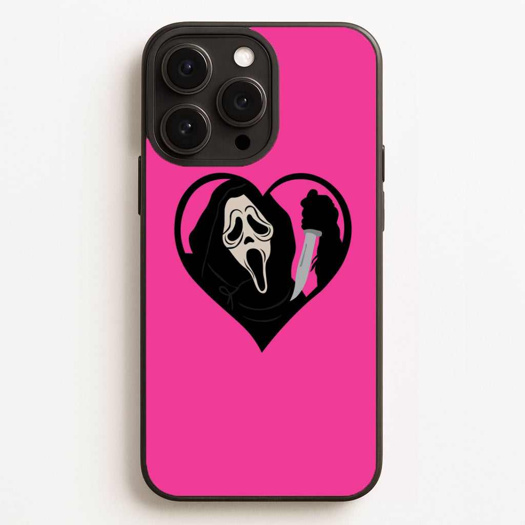 Heart face - Halloween Phone Case for iPhone, Samsung Galaxy and Google Pixel