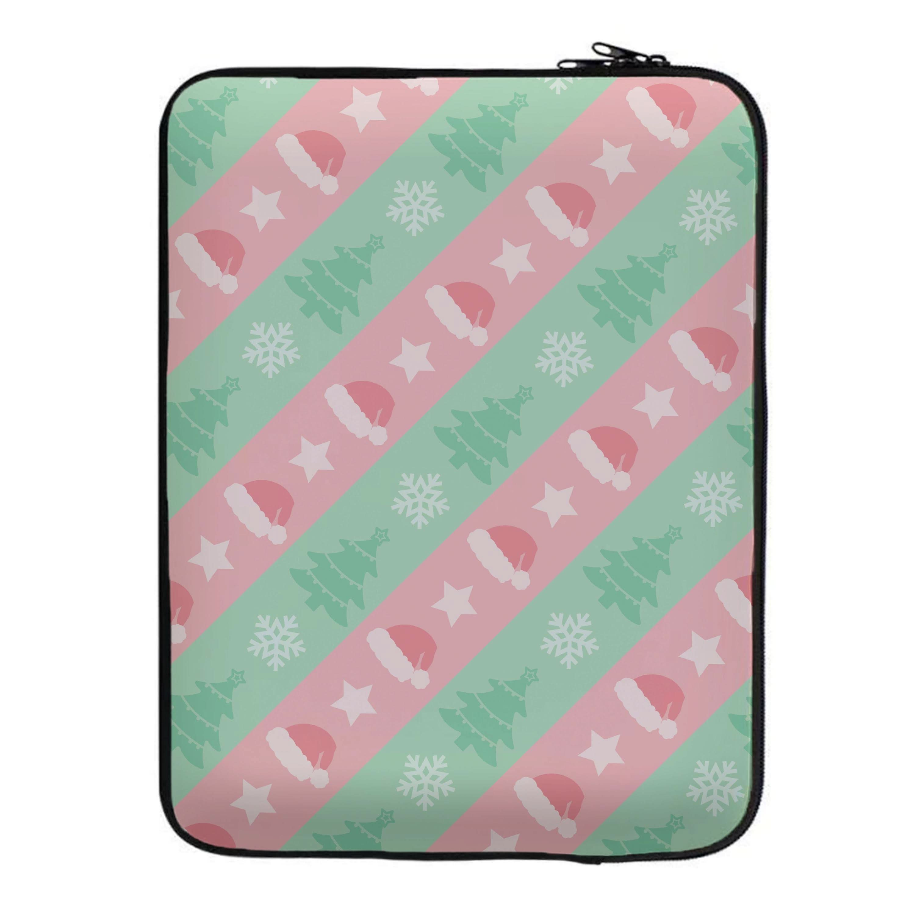 Hats And Trees Pattern Laptop Sleeve