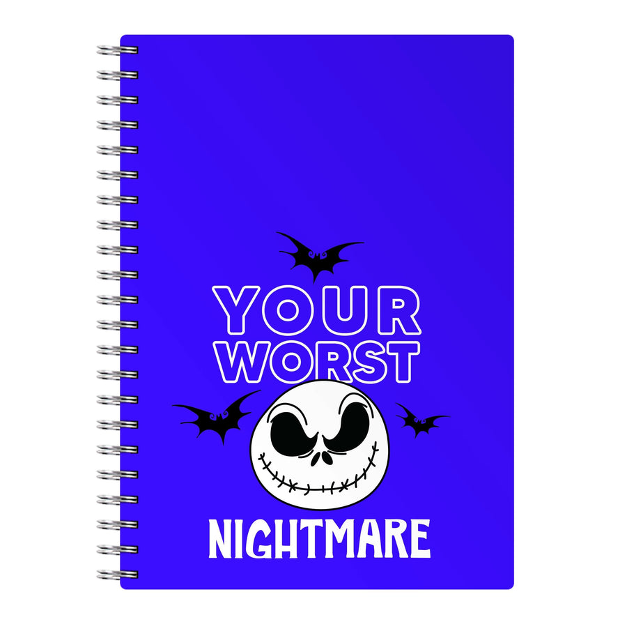 Your Worst Nightmare Purple Notebook