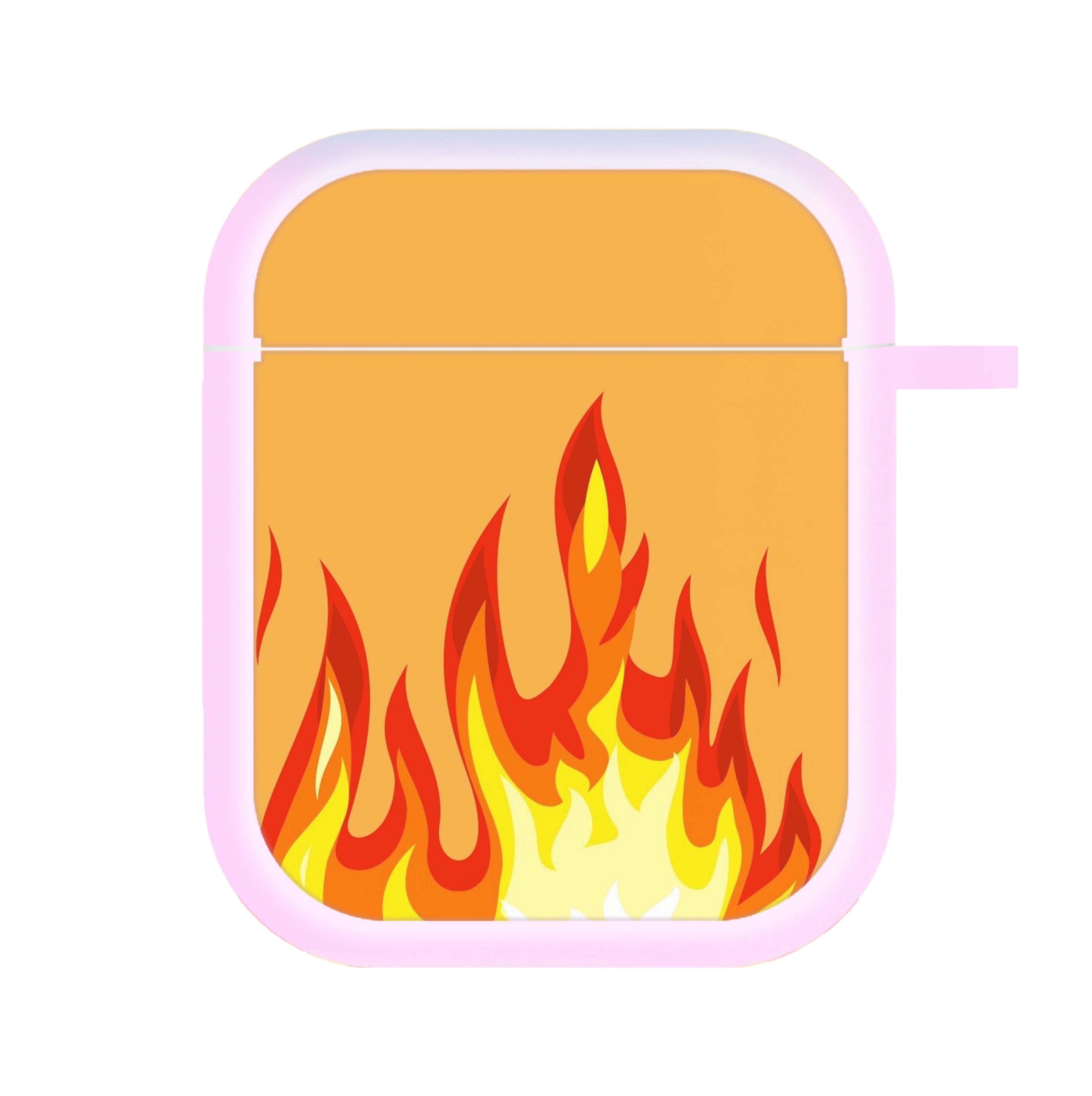 Orange Flame AirPods Case